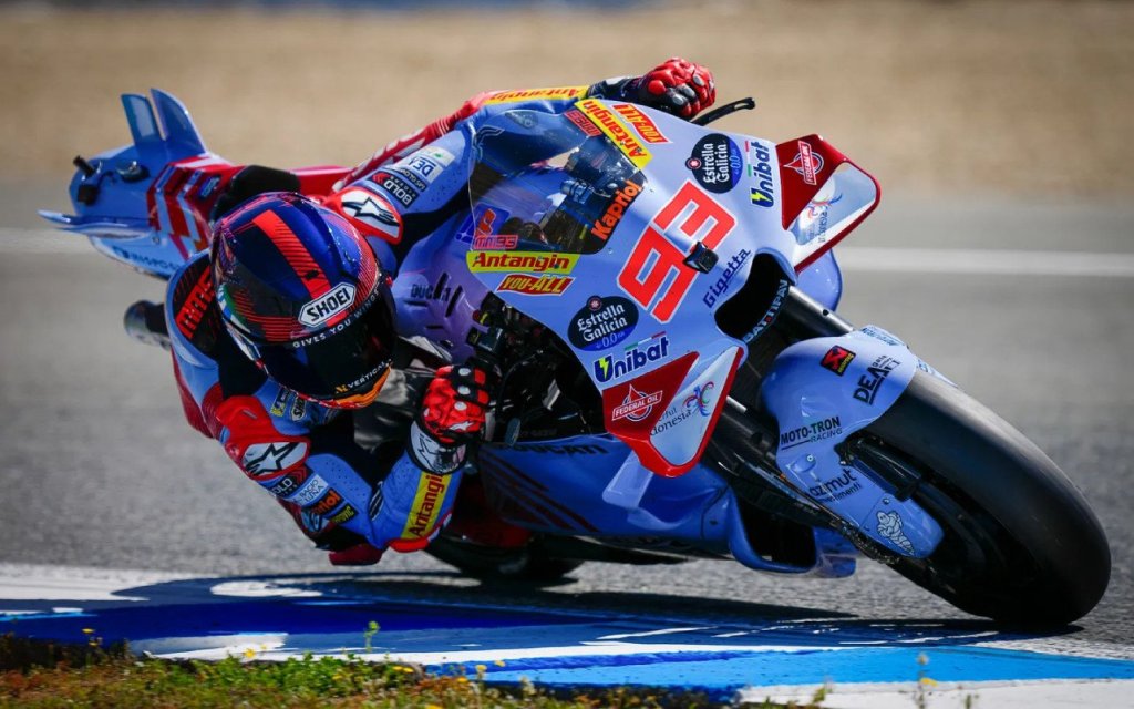 Kecelakaan, Marc Marquez Gagal Tembus Top 10 Practice MotoGP&nbsp;Prancis