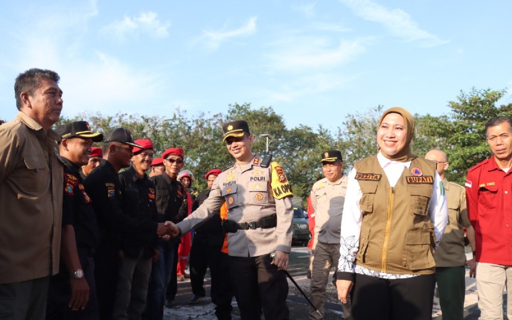 Inhu Siaga Darurat Karhutla, Bupati, Kapolres & Dandim Gelar&nbsp;Pasukan